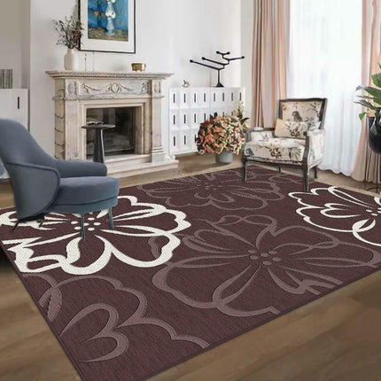 Floral Non Slip Rugs Colorful Modern Large Area Rug Soft Indoor Area Rug for Living Room Bedroom 1
