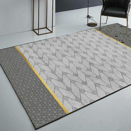 Non Slip Rugs Geometry Modern Large Area Rug Soft Indoor Area Rug for Living Room Bedroom