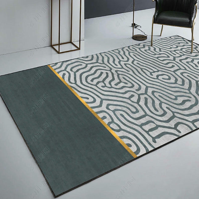 Non Slip Rugs Geometry Modern Large Area Rug Soft Indoor Area Rug for Living Room Bedroom