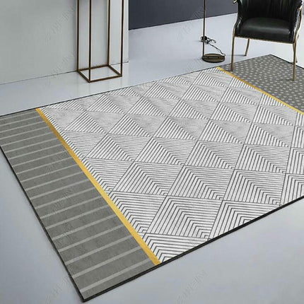 Non Slip Rugs Geometry Modern Large Area Rug Soft Indoor Area Rug for Living Room Bedroom