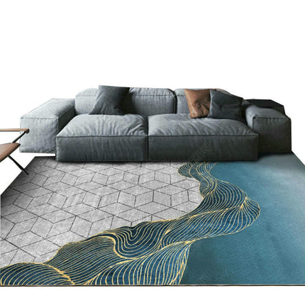 Non Slip Rugs Geometry Modern Large Area Rug Soft Indoor Area Rug for Living Room Bedroom