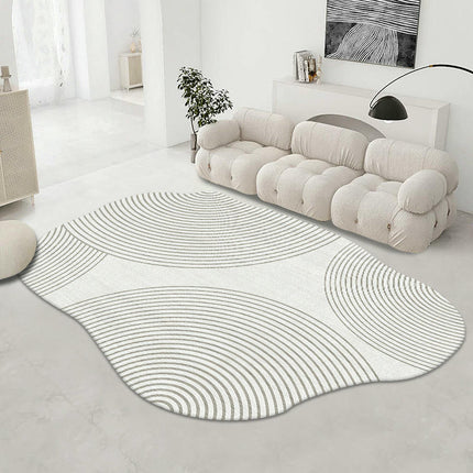 Irregular Shaped Rug Rugs for Living Room Bedroom Modern Abstract Carpets for Home Decor