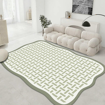 Irregular Shaped Rug Rugs for Living Room Bedroom Modern Abstract Carpets for Home Decor