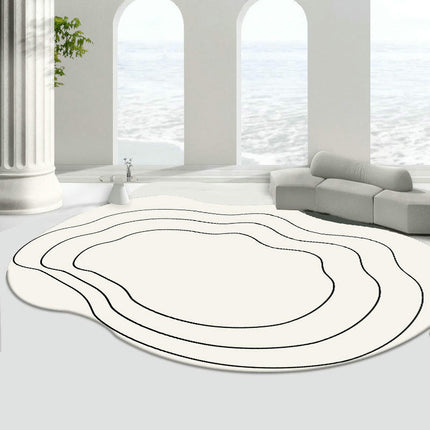 Irregular Shaped Rug Rugs for Living Room Bedroom Modern Abstract Carpets for Home Decor
