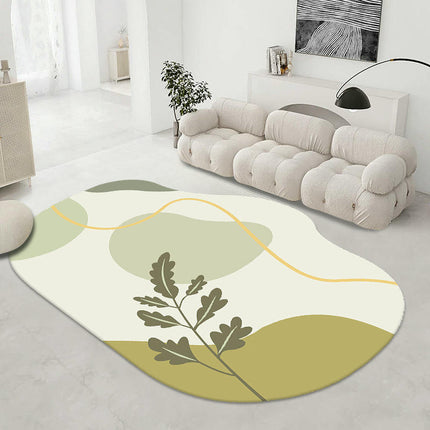 Irregular Shaped Rug Rugs for Living Room Bedroom Modern Abstract Carpets for Home Decor