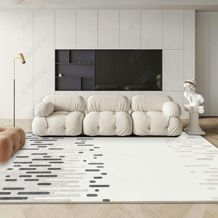 Modern Black and White Checkered Carpets Living Room Rug Indoor Floor Carpet