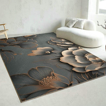Area Rug,Ink Decor Rugs,Living Room Non Slip Washable Carpet Abstract Art Rugs And Carpet