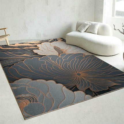 Area Rug,Ink Decor Rugs,Living Room Non Slip Washable Carpet Abstract Art Rugs And Carpet