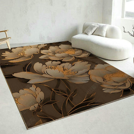 Area Rug,Ink Decor Rugs,Living Room Non Slip Washable Carpet Abstract Art Rugs And Carpet