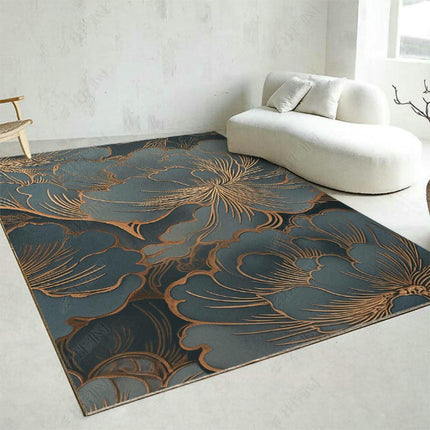 Area Rug,Ink Decor Rugs,Living Room Non Slip Washable Carpet Abstract Art Rugs And Carpet