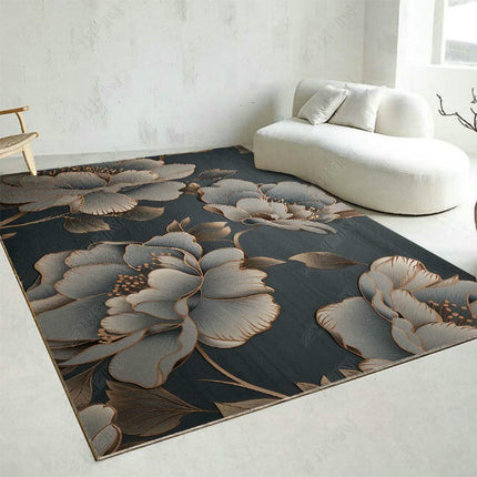 Area Rug,Ink Decor Rugs,Living Room Non Slip Washable Carpet Abstract Art Rugs And Carpet