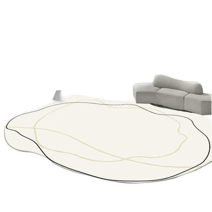 Modern Irregular Area Rug,Decor Rugs Non Slip Washable Living Room Carpet Rugs And Carpet