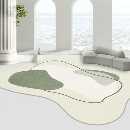 Modern Irregular Area Rug,Decor Rugs Non Slip Washable Living Room Carpet Rugs And Carpet