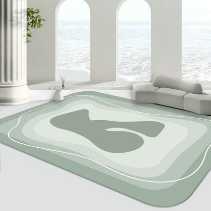 Modern Irregular Area Rug,Decor Rugs Non Slip Washable Living Room Carpet Rugs And Carpet