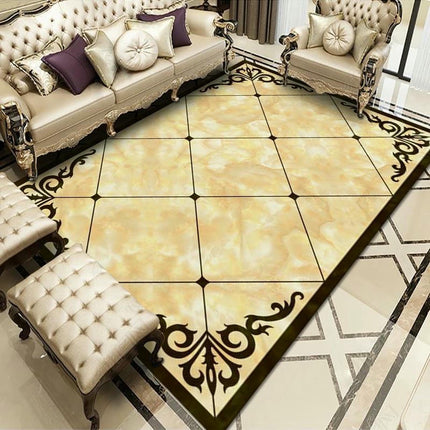 Rugs And Carpet Abstract Marble Modern Simple Area Rug for Living Room Bedroom Carpet