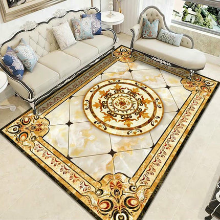 Rugs And Carpet Abstract Marble Modern Simple Area Rug for Living Room Bedroom Carpet