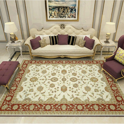 European Area Rug for Living Room Large Carpet-Washable Vintage Rugs for Bedroom 1