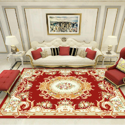 European Area Rug for Living Room Large Carpet-Washable Vintage Rugs for Bedroom 1