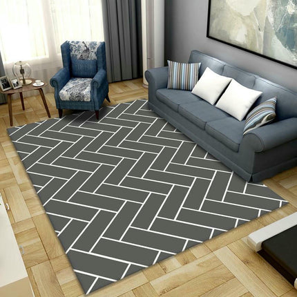 Large Carpet-Geometric Area Rug for Living Room Washable Modern Rugs for Bedroom