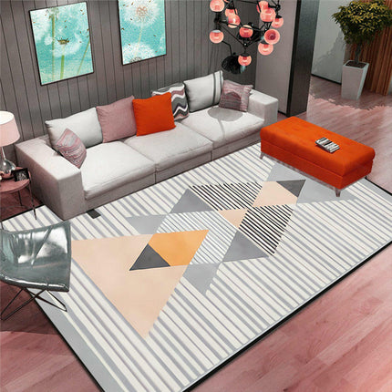 Large Carpet-Geometric Area Rug for Living Room Washable Modern Rugs for Bedroom