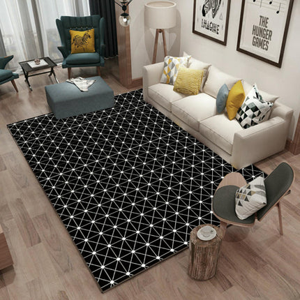 Large Carpet-Geometric Area Rug for Living Room Washable Modern Rugs for Bedroom