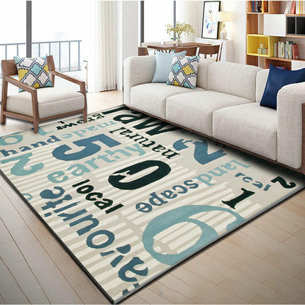 Large Carpet-Geometric Area Rug for Living Room Washable Modern Rugs for Bedroom