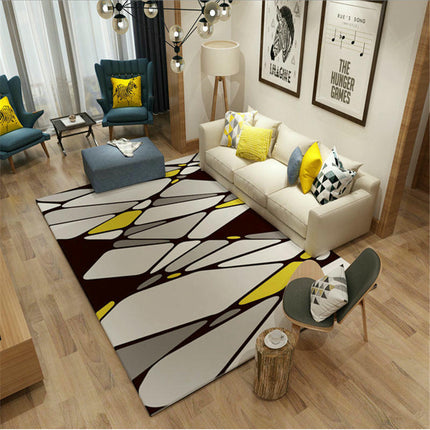Large Carpet-Geometric Area Rug for Living Room Washable Modern Rugs for Bedroom 1