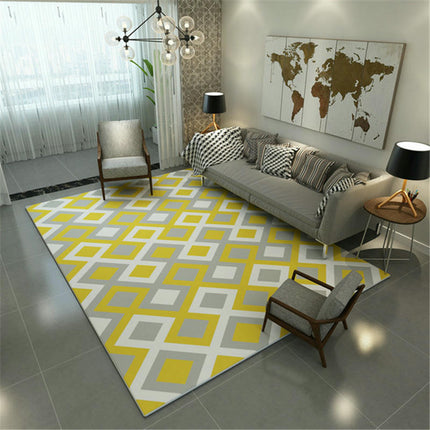 Large Carpet-Geometric Area Rug for Living Room Washable Modern Rugs for Bedroom