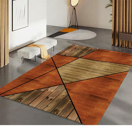 Abstract Geometric Indoor Area Rug, Contemporary-Living Room, Bedroom, Dining Room, and Kitchen