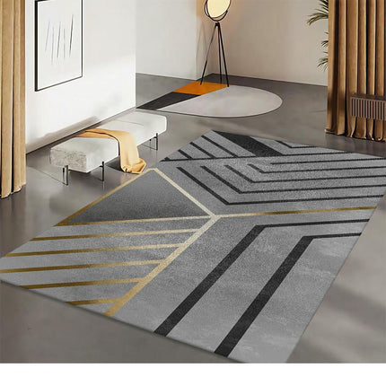 Abstract Geometric Indoor Area Rug, Contemporary-Living Room, Bedroom, Dining Room, and Kitchen