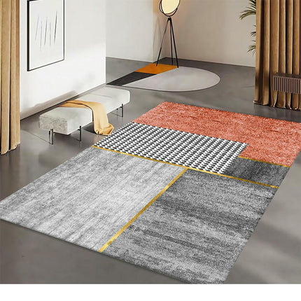 Abstract Geometric Indoor Area Rug, Contemporary-Living Room, Bedroom, Dining Room, and Kitchen
