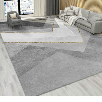 Modern Simple Gray Rug And Carpet Large Area Rugs for Living Room Indoor Area Rug