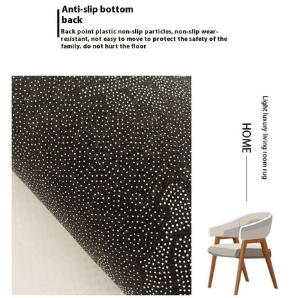 Black and White Area Rug, Non-Slip Soft Rug Modern Art Carpet Indoor Rug for Home Decor