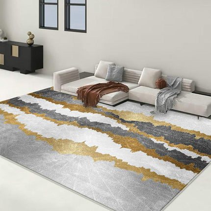 Abstract Indoor Area Rug, Contemporary Rug And Carpet-Living Room, Bedroom, Dining Room, and Kitchen