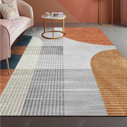 Pink Rug Area Rugs for Living Room Bedside,Floor Carpet Non Slip Soft Indoor Modern Abstract