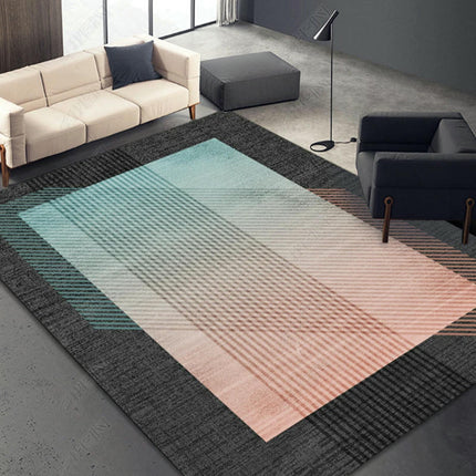 Pink Rug Area Rugs for Living Room Bedside,Floor Carpet Non Slip Soft Indoor Modern Abstract