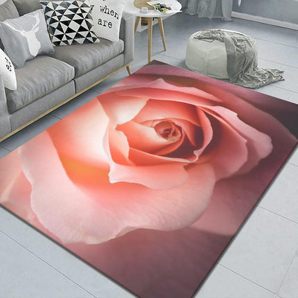 Colorful Rug Area Rugs for Living Room Bedside,Non Slip Soft Indoor Floral Carpet