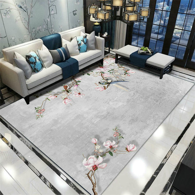 Oriental Rug & Home Decor, Washable Rug for Bedroom Living Room, Area Rugs, Non-Slip Soft Low Pile Carpet