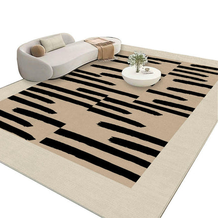 Simple Light Luxury Low Pile Machine Washable Area Rug for Bedroom Area Rug Living Room Rugs