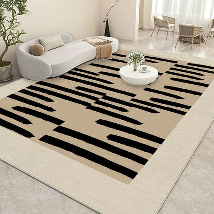 Simple Light Luxury Low Pile Machine Washable Area Rug for Bedroom Area Rug Living Room Rugs