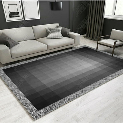 Modern Abstract Area Rug Decor Carpet Low Pile Machine Washable Area Rug for Bedroom Living Room