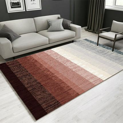 Modern Abstract Area Rug Decor Carpet Low Pile Machine Washable Area Rug for Bedroom Living Room