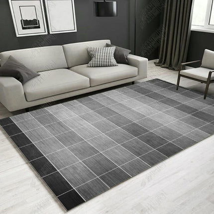 Modern Abstract Area Rug Decor Carpet Low Pile Machine Washable Area Rug for Bedroom Living Room