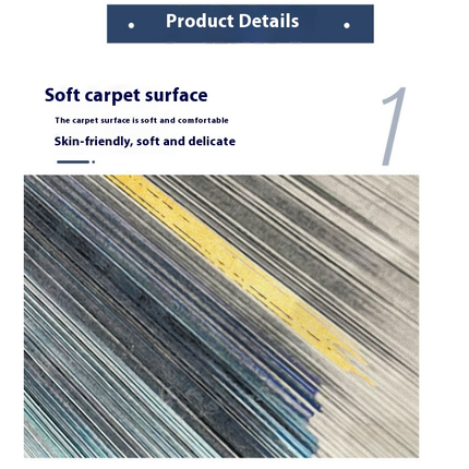 Modern Geometric Area Rug Decor Carpet Low Pile Machine Washable Area Rug for Bedroom Living Room 1