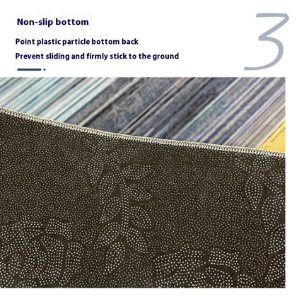 Modern Geometric Area Rug Decor Carpet Low Pile Machine Washable Area Rug for Bedroom Living Room 1