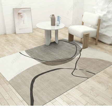 Modern Art Decor Carpet Area Rug Low Pile Machine Washable Area Rug for Living Room