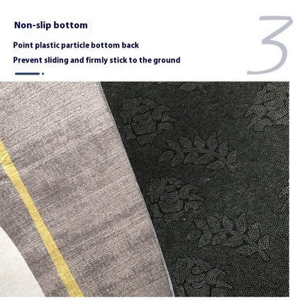 Modern Art Decor Carpet Area Rug Low Pile Machine Washable Area Rug for Living Room