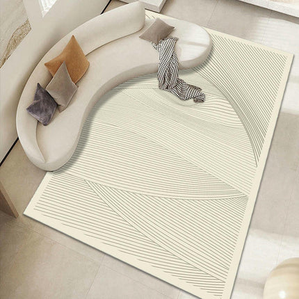 Home Decor Carpet Non Slip Soft Rugs Line Art Area Rug Modern Rugs for Bedroom Living Room