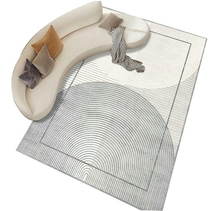 Home Decor Carpet Non Slip Soft Rugs Line Art Area Rug Modern Rugs for Bedroom Living Room