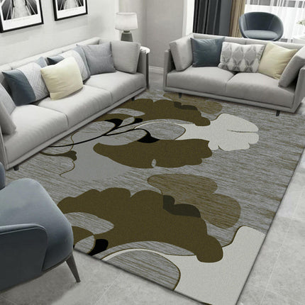 Plants and Flowers Washable Rug for Bedroom Living Room, Area Rugs, Non-Slip Soft Low Pile Carpet